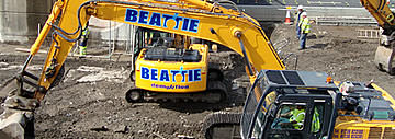 Beattie demolition on site